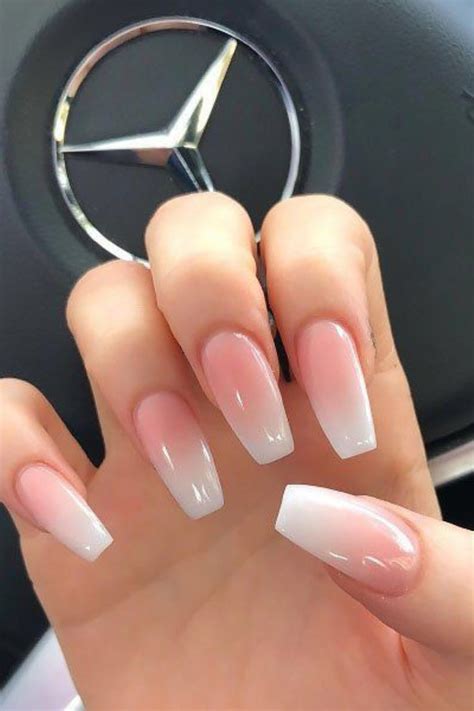 ballerina ombre nails|ballerina french tip nails.